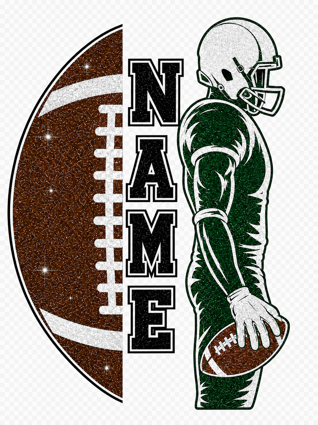 Football player with Name