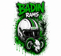 Badin Ram Helmet & Ram - Graffiti
