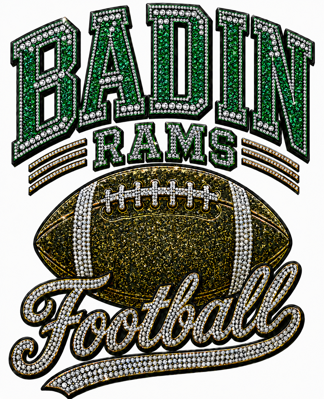 Badin Ram Graphic - Glitter Appearance