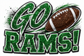 Go Rams - Glitter Appearance