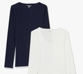 Adult Long Sleeve V-Neck