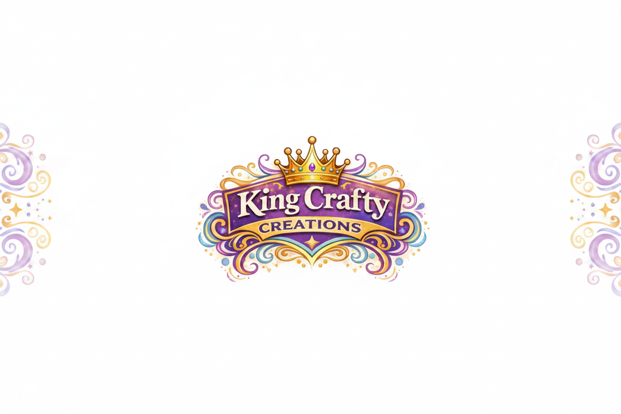 King Crafty Creations - Centered Hero Banner